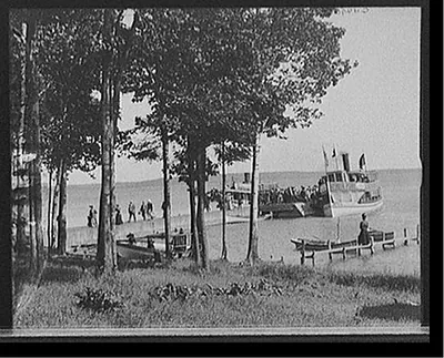 [Topinabee landing, Hamill's Inland Route, Cheboygan-Petoskey, Mich.]