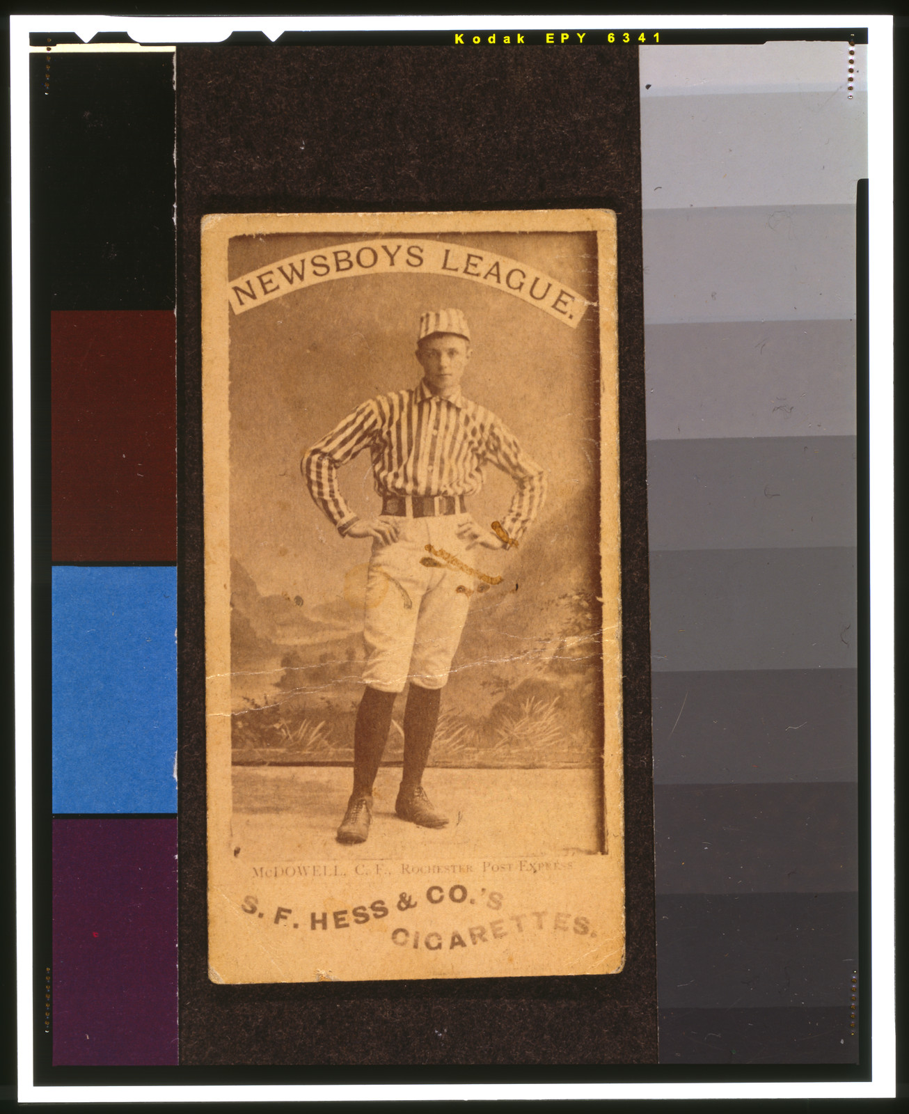 S.F. Hess Newsboys League (N333), 1888 — historic photograph