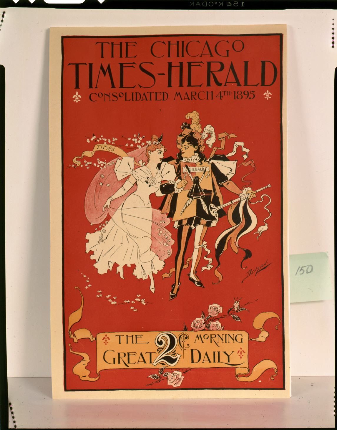 The Chicago Times-Herald, consolidated March 4th, 1895 / Denslow., 1895 — vintage poster