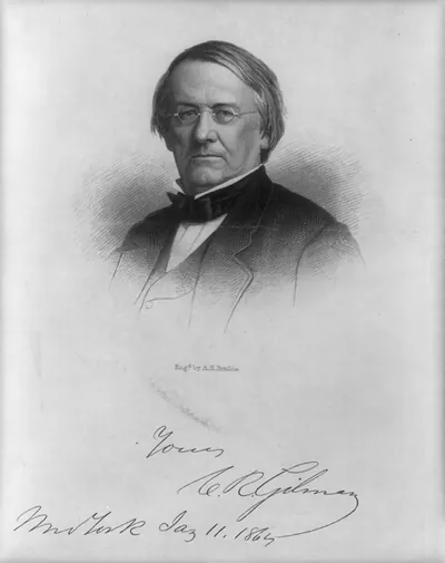 [Chandler Robbins Gilman, bust portrait, facing left]