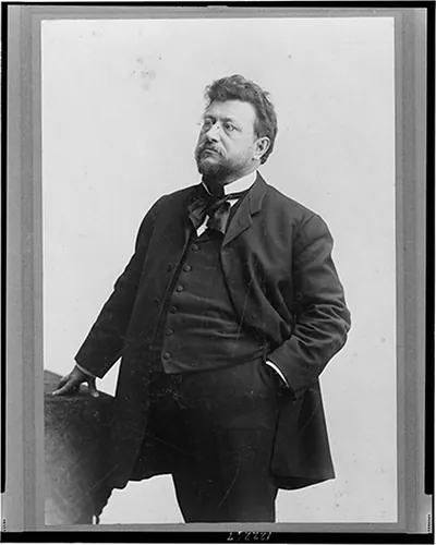 [Louis Freeland Post, three-quarter length portrait, standing, facing left]