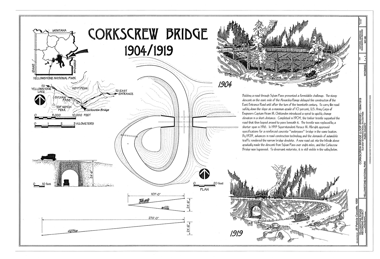 Corkscrew Bridge — historic image