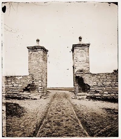 St. Augustine Florida. Entrance gate