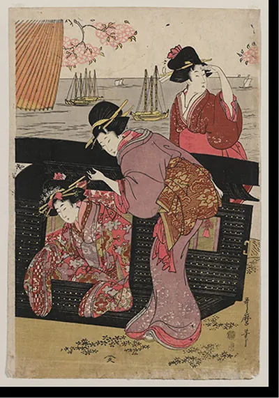 Antique Photo Print - Japanese Ukiyo-e print - Vintage Wall Art Gift (1)
