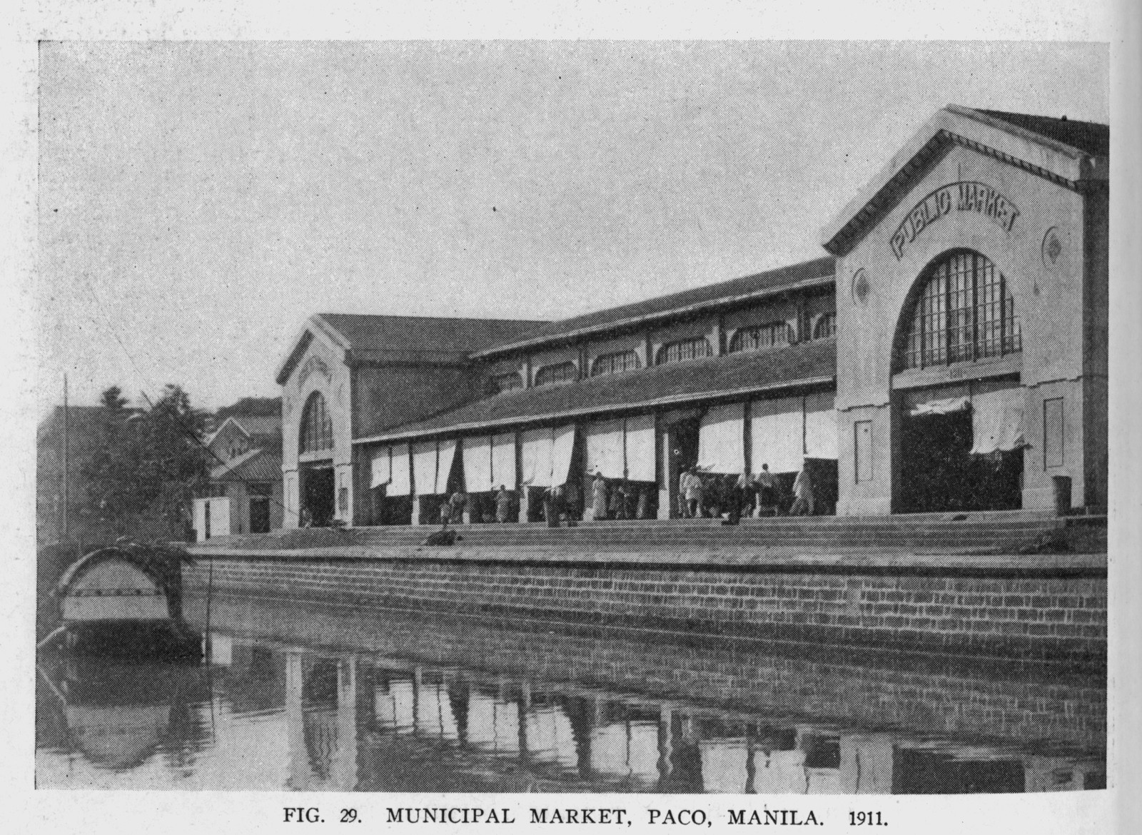 Municipal Market, Paco, Manila, 1911 — historic image