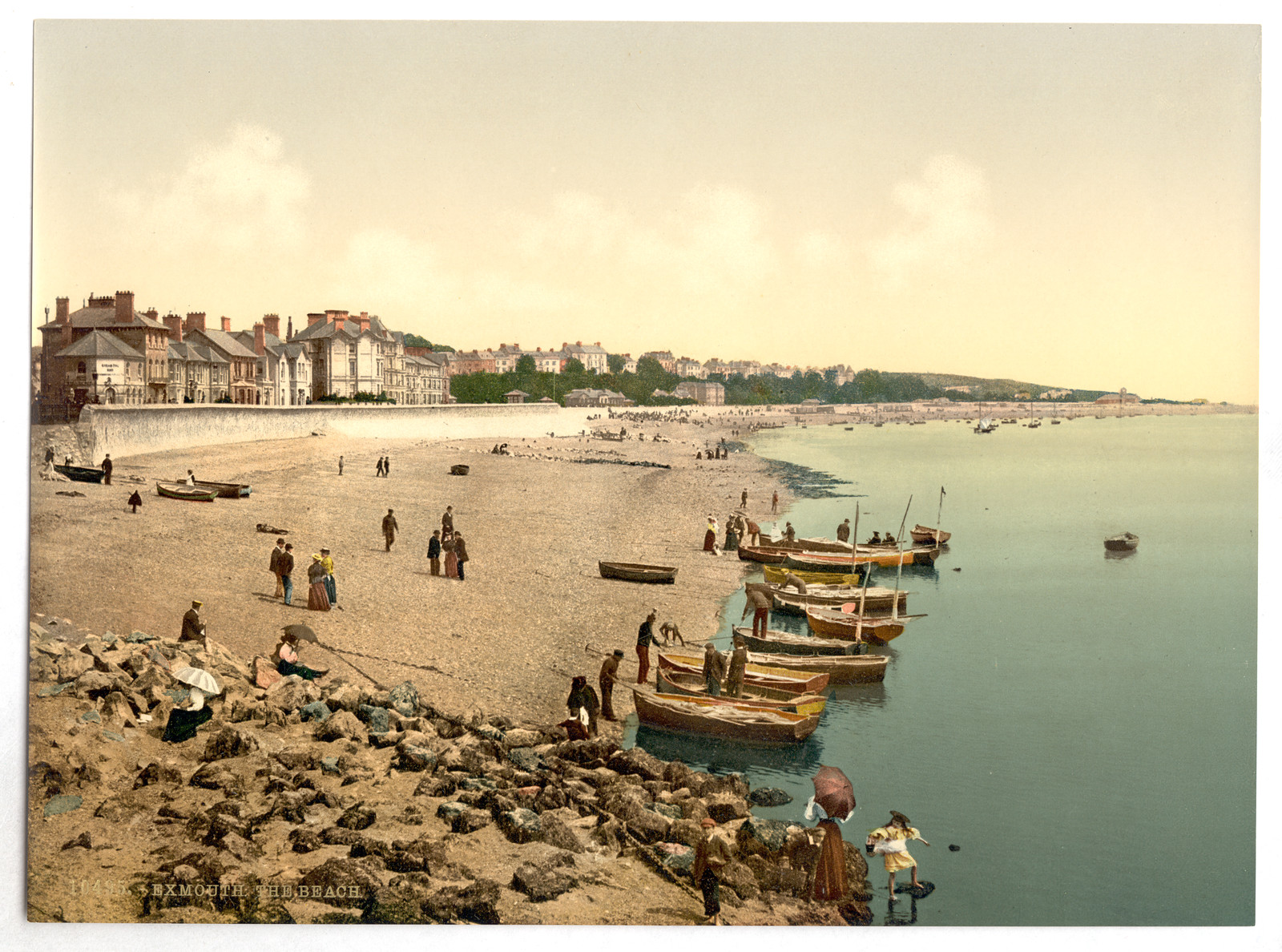 The beach Exmouth England, [between ca. 1890 and ca. 1900]. — historic print