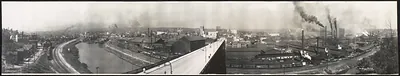 Panoramic view of Youngstown, Ohio, 1910