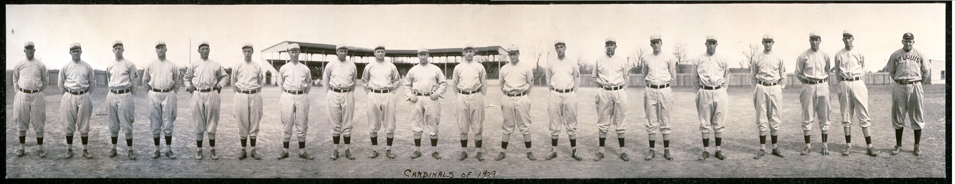 St. Louis Cardinals team lineup, Cardinals of 1909, 1909 — historic image
