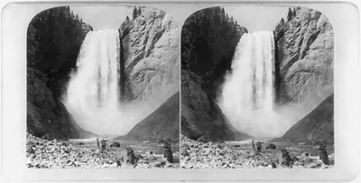 Great falls of the Yellowstone, Yellowstone Park