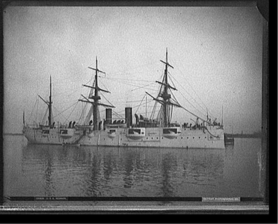U.S.S. Newark, c1891. — historic photograph