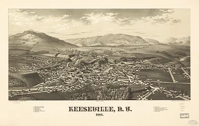Keeseville, New York, 1887