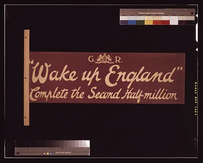 Wake up England" Complete the second half-million"
