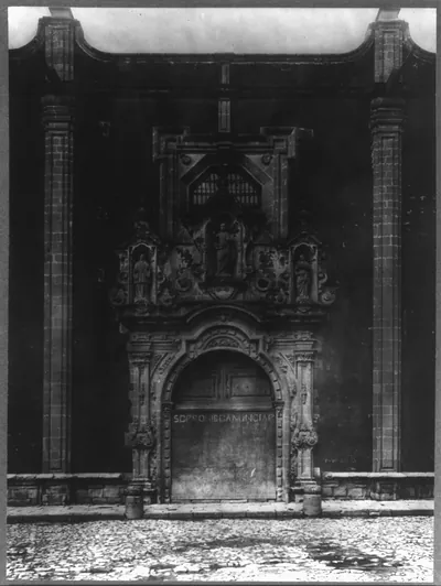 Colegio de San Ignacio (Las Vizcainas), bult in the 18th c., Mexico City, Mexico