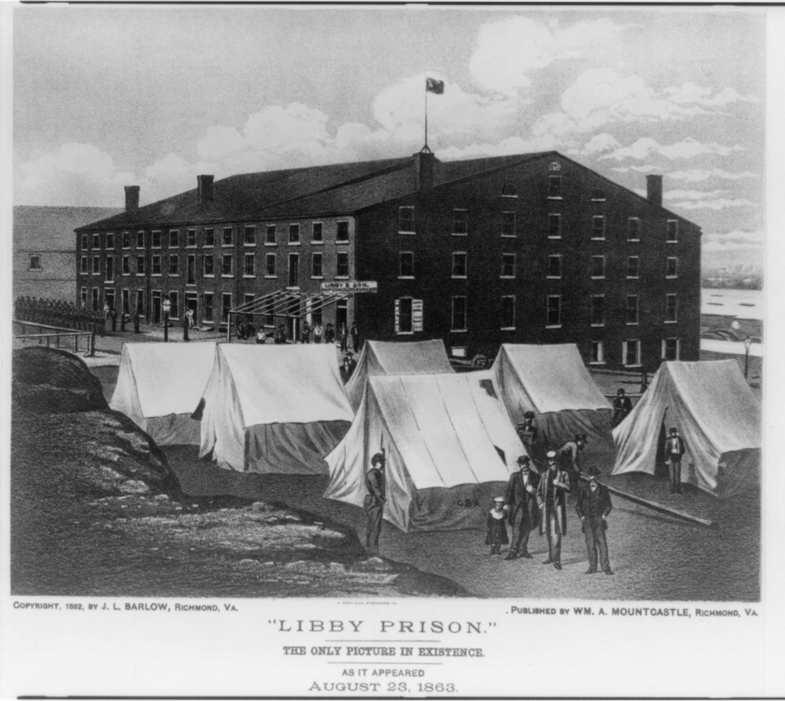 Libby prison"", [no date recorded on shelflist card] — historic print