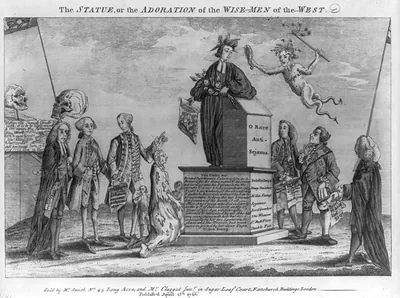 The statue, or the adoration of the wise-men of the west