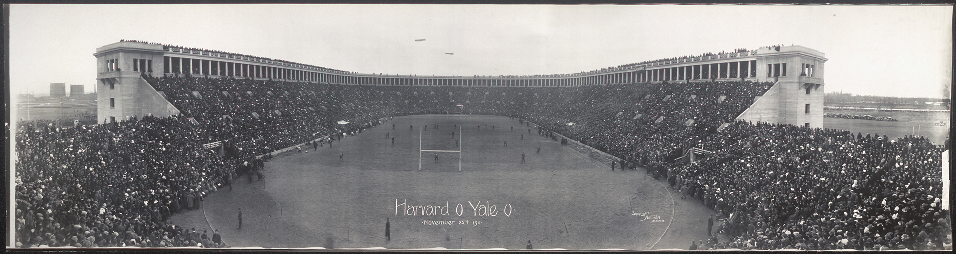 Harvard 0 Yale 0 11-25, Massachusetts, 1911, 1911 — historic image