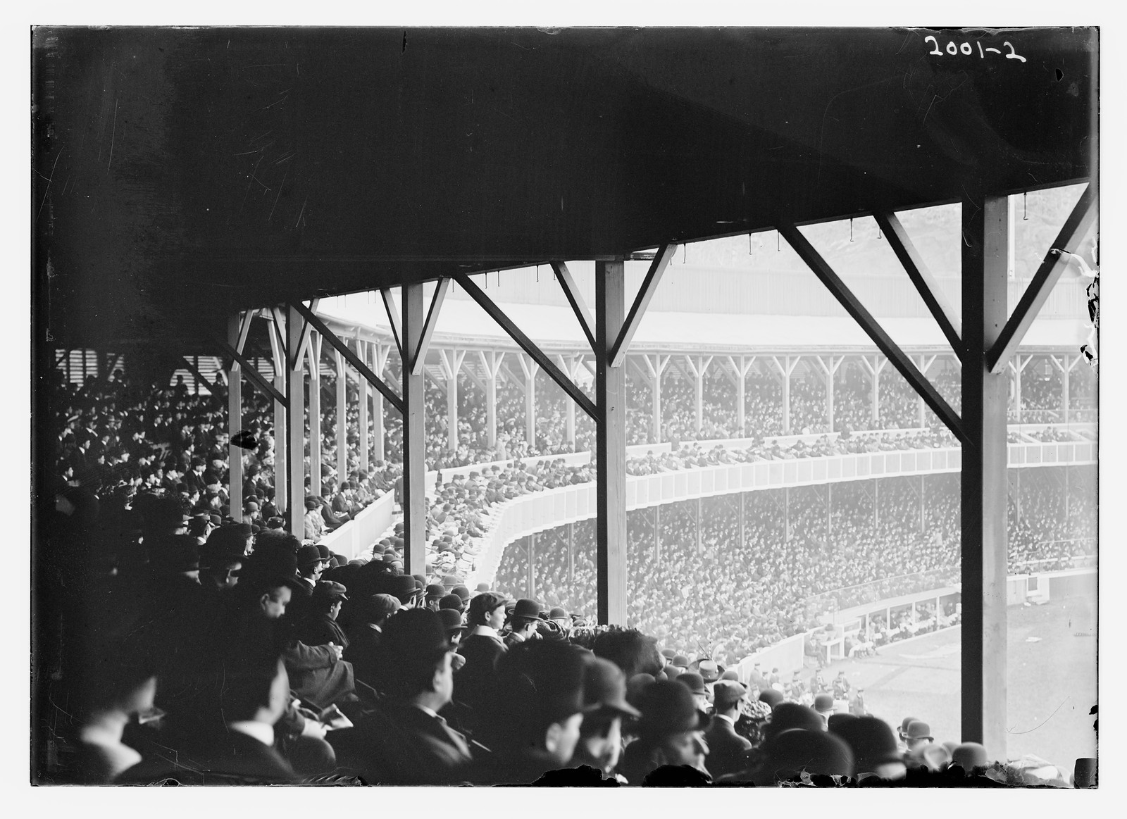 Game between Boston NL and New York NL at Polo Grounds (baseball), [1910] — historic photograph