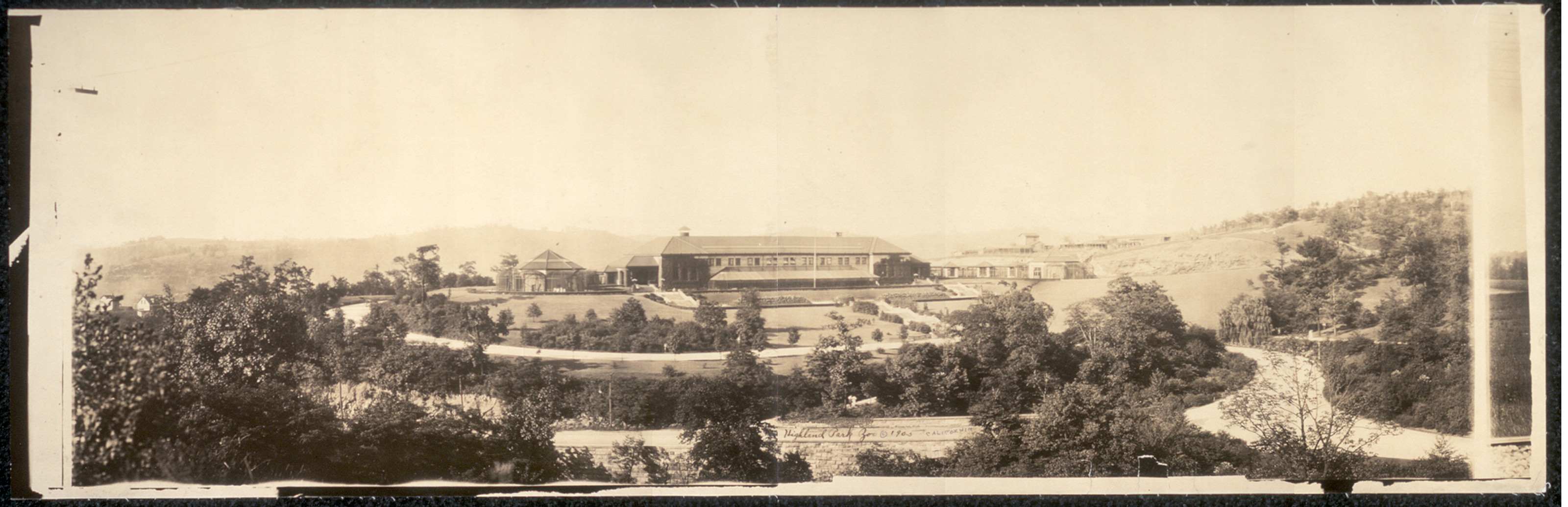 Highland Park Zoo, Pennsylvania, 1905, 1905 — historic image