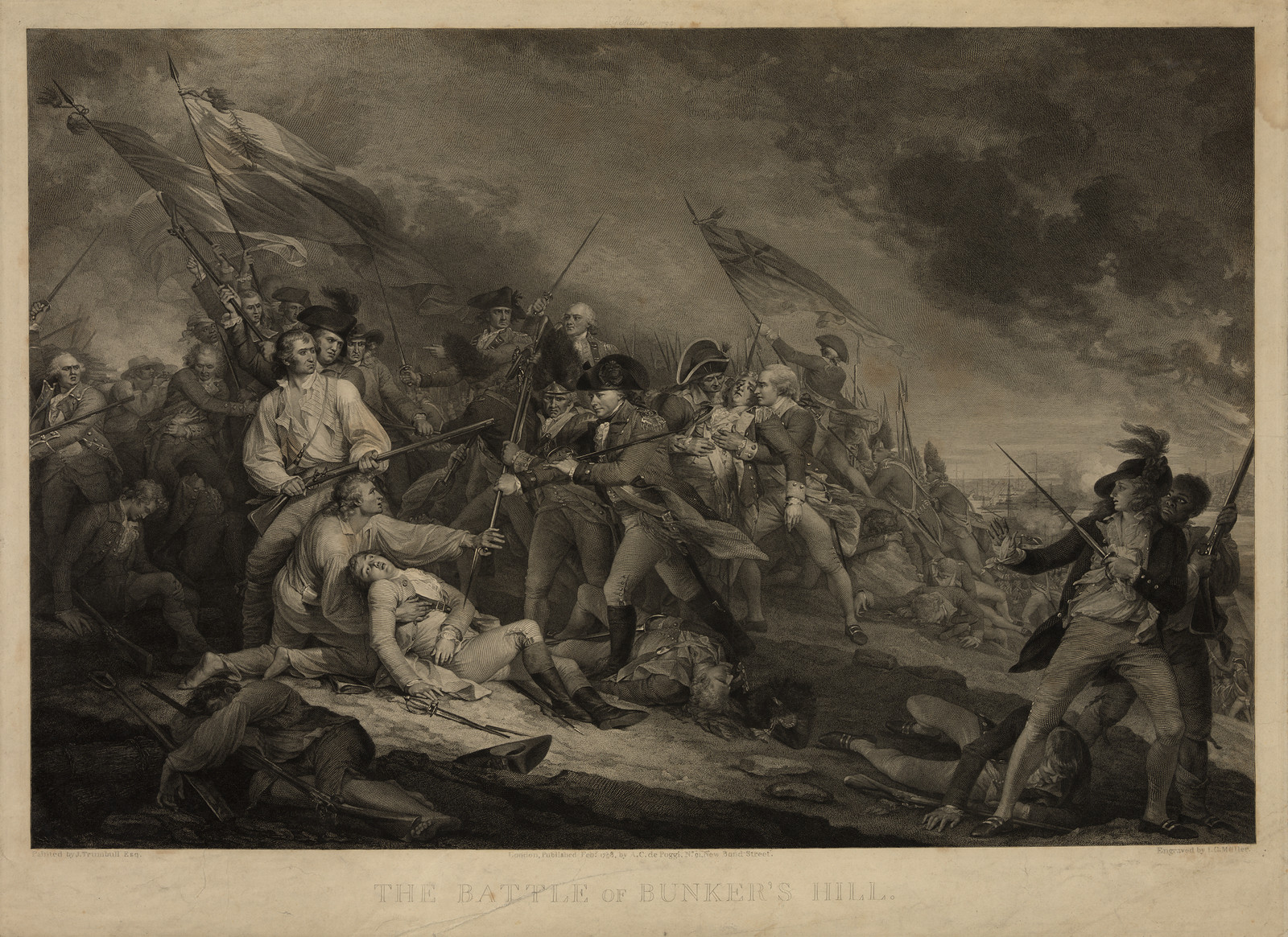 The Battle of Bunker's Hill — historic image
