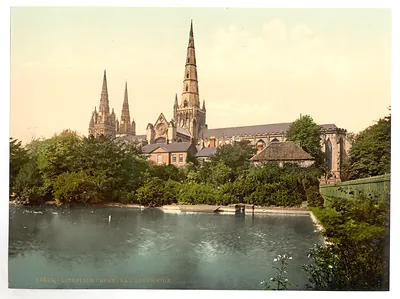 Cathedral South Side Lichfield England
