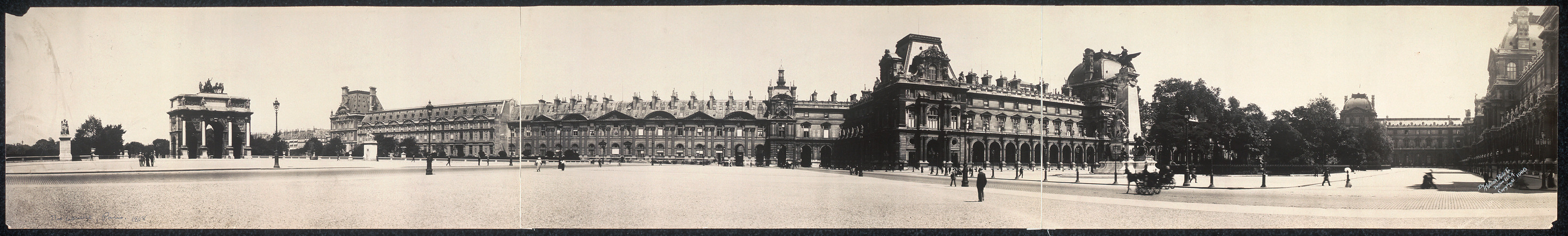 The Louvre, Paris, France, 1908, 1908 — historic image