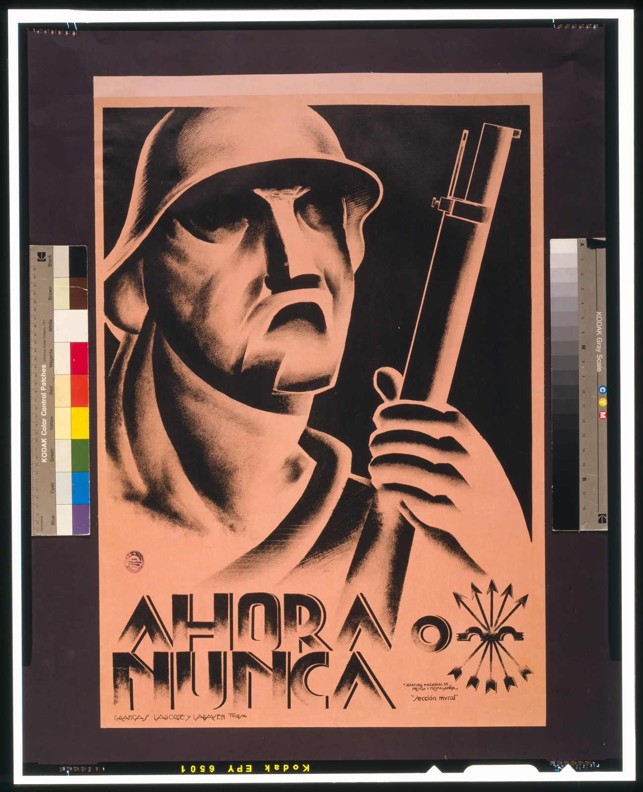 Ahora o nunca, [Bilbao] : Jefatura Nacional de Prensa y Propaganda, [between 1936 and 1939] — vintage poster