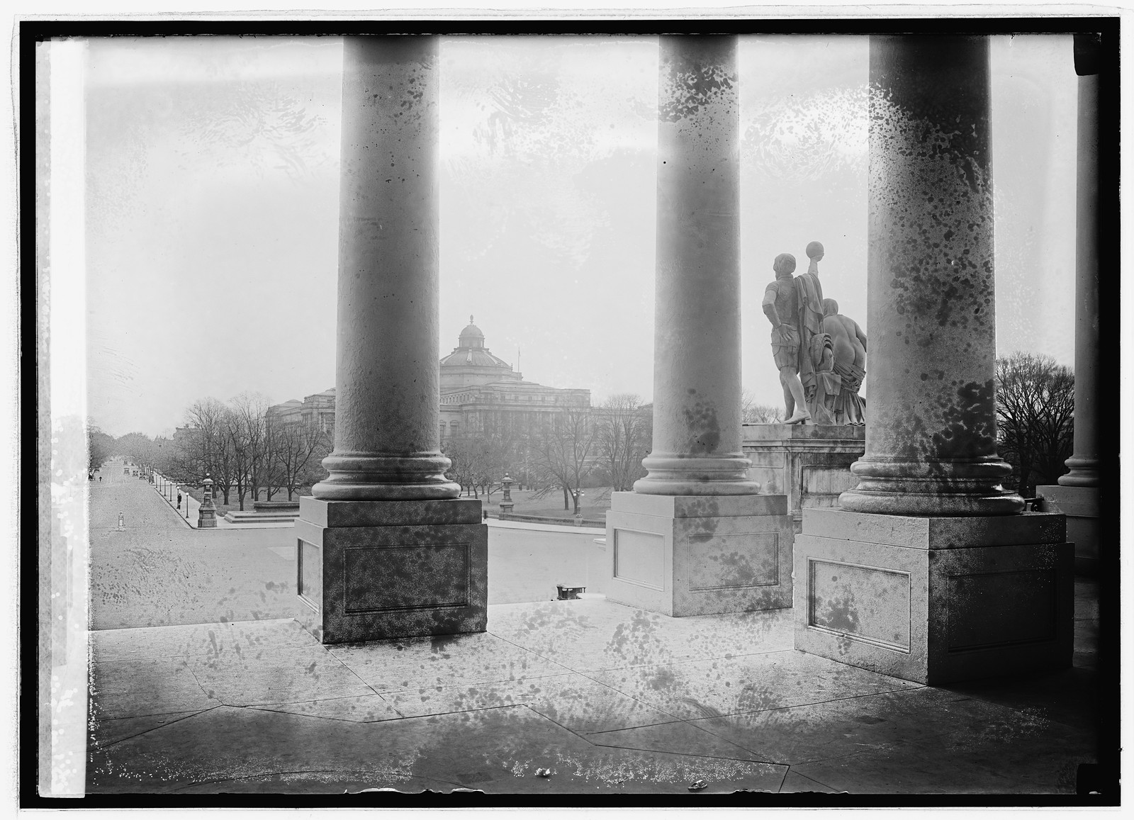 Library [of Congress] from Capitol, [1923] — historic photograph