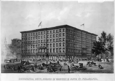 Continental Hotel, corner of Chestnut & Ninth street Philadelphia