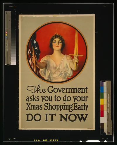 The government asks you to do your Xmas shopping early--Do it now / Haskell Coffin American Lithographic Co. N.Y.