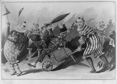 [5 circus clowns]