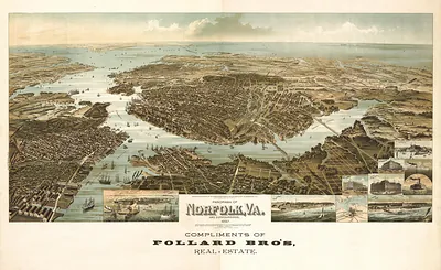 VA Norfolk 1892 MAP