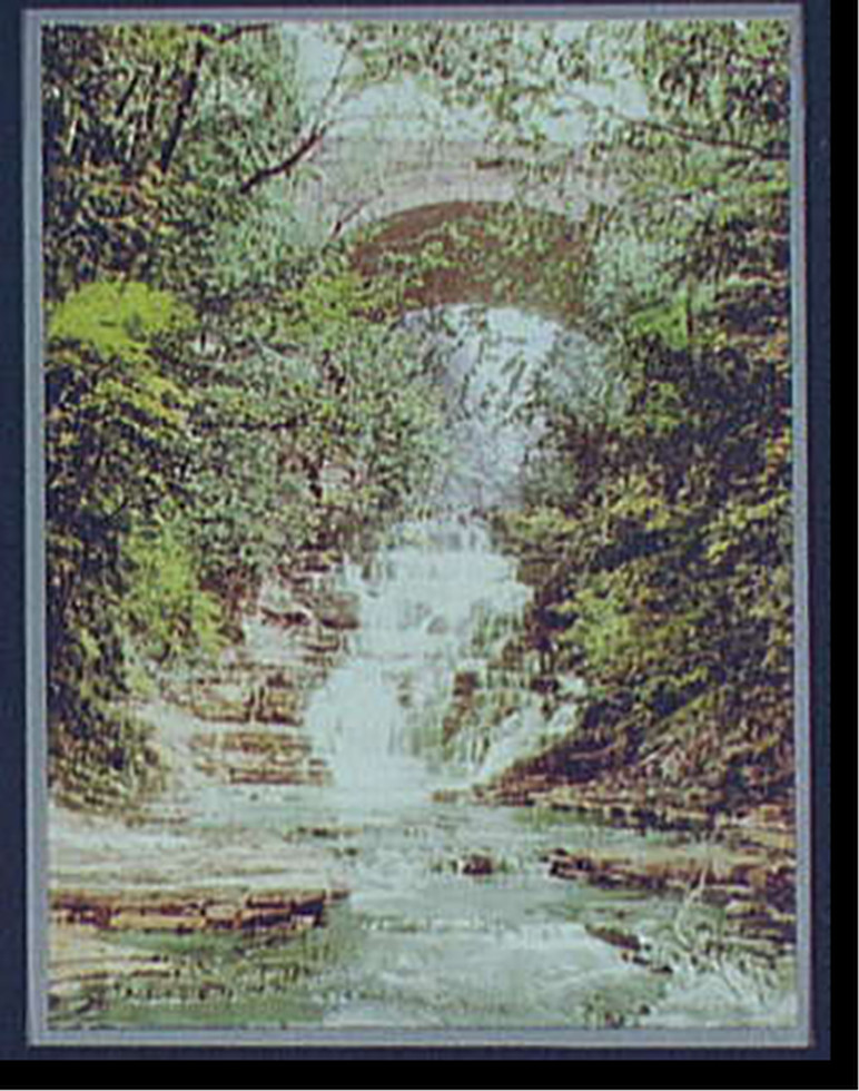 Cascadilla Gorge, Ithaca, c1901. — historic print