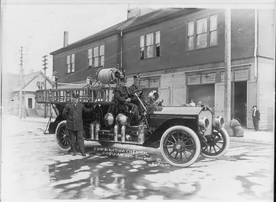 Combination chemical fire engine, Hoquiam, Washington, Fire Department