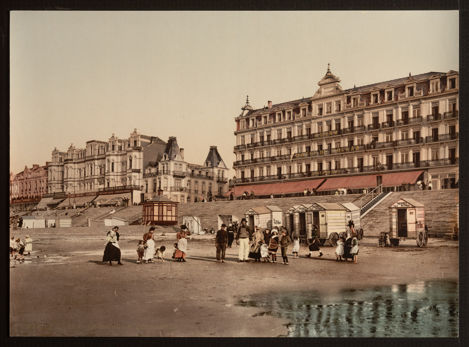 The hotels Blankenberghe Belgium, [between ca. 1890 and ca. 1900]. — historic print