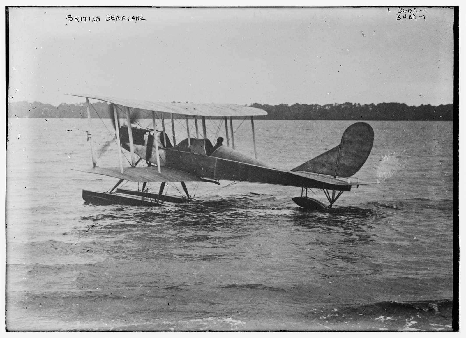 British seaplane, n/a — historic photograph