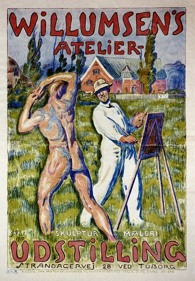 Willumsen's atelier--udstilling