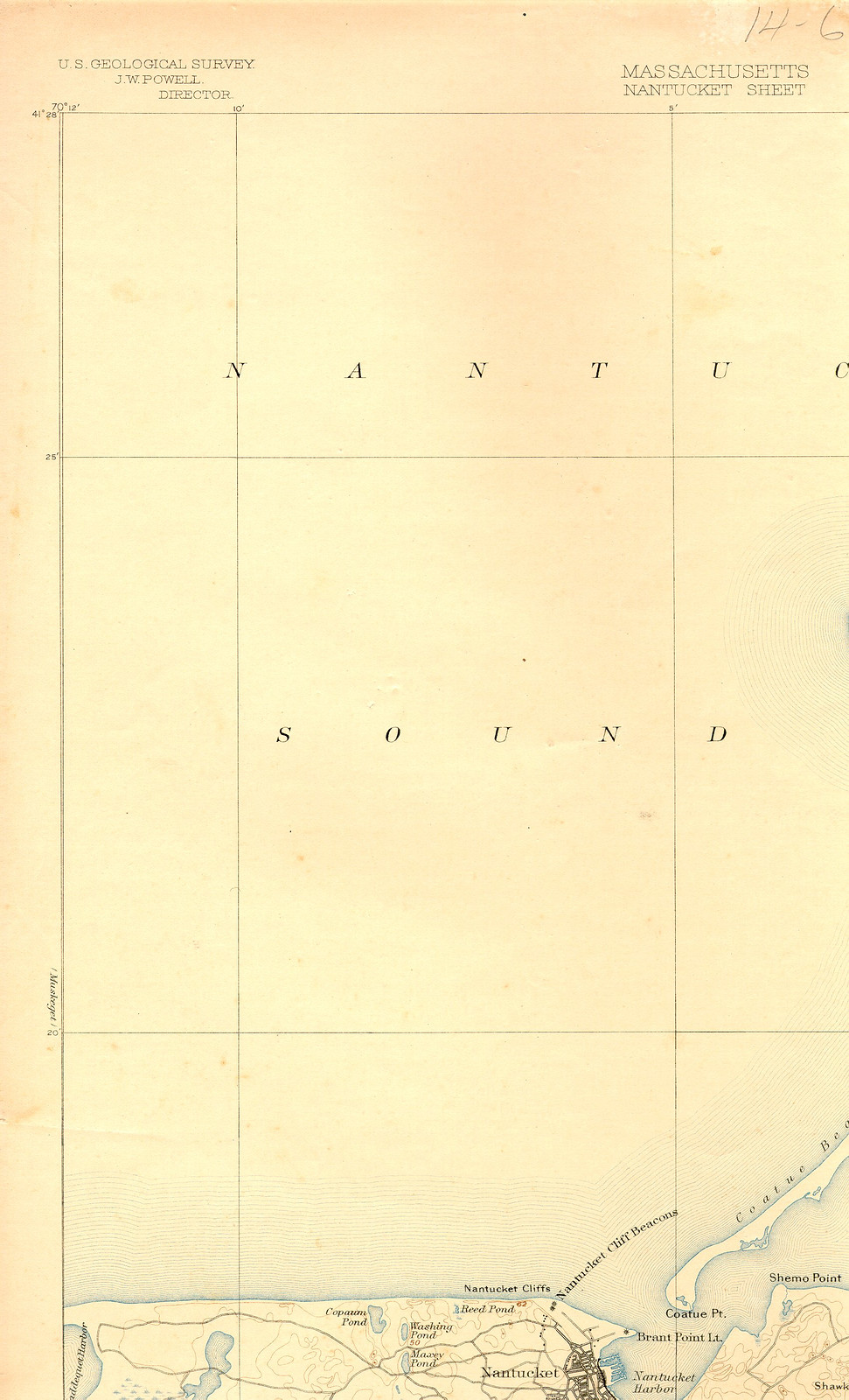 nant 93 nw, Massachusetts — antique map