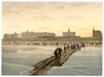 Hotels and beach Borkum Schleswig-Holstein Germany