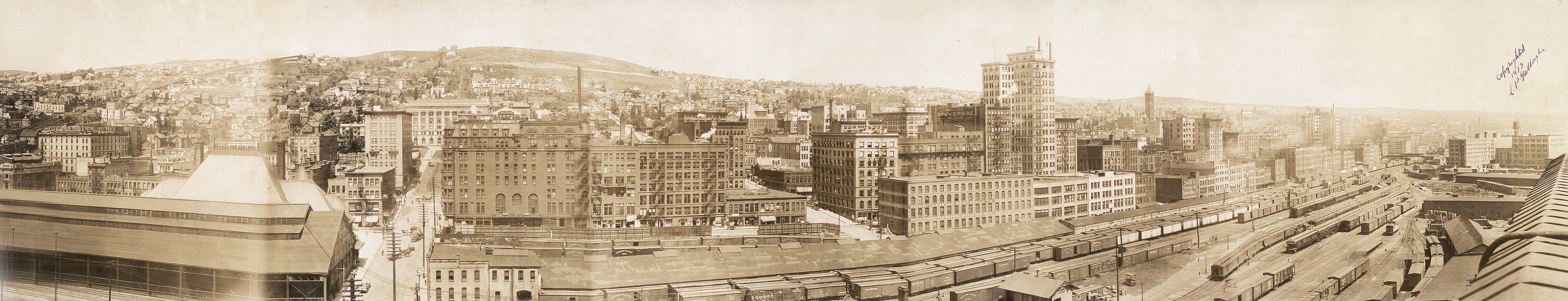Bird eye of Duluth, Minnesota, 1913, 1913 — historic image