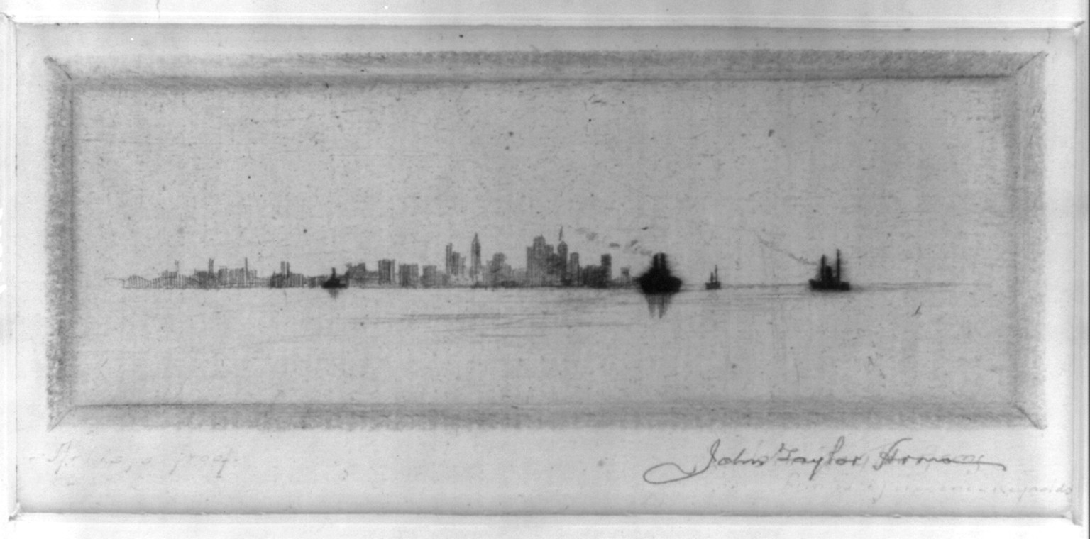 [New York from the Staten Island Ferry], [1917] — historic print