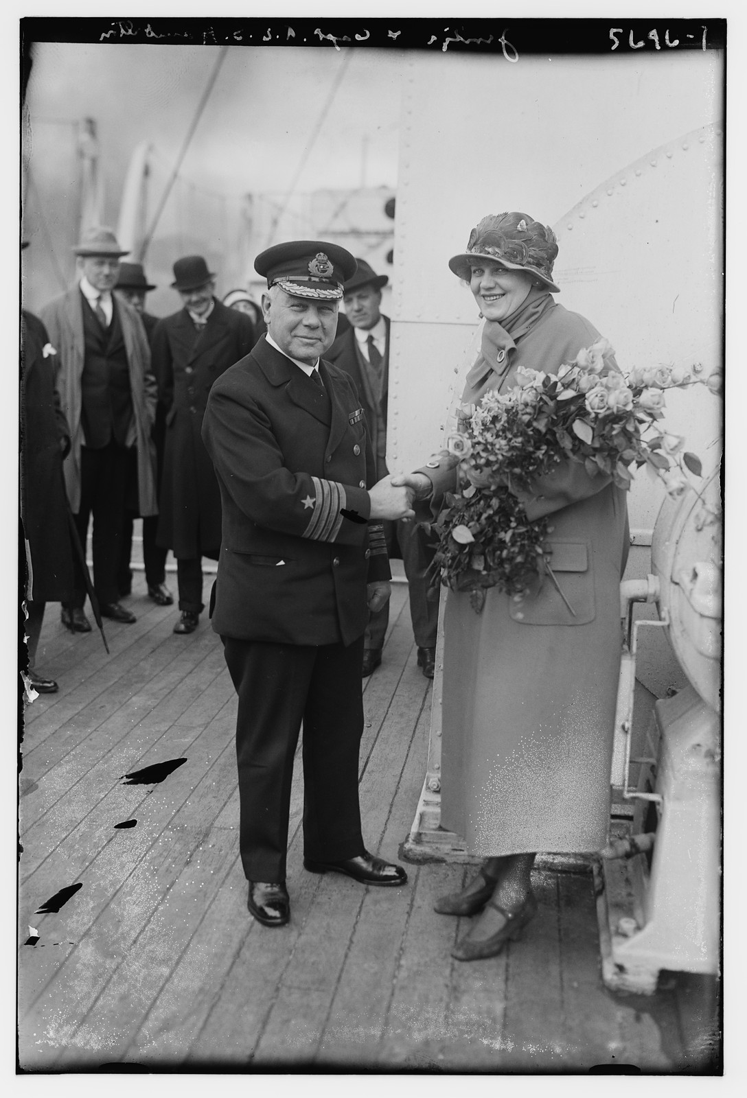 Jeritza and Capt. A.E.S. Hambelton, n/a — historic photograph