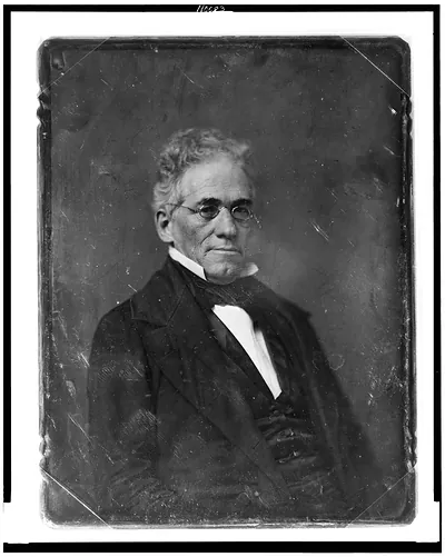 [George Bush, head-and-shoulders portrait, three-quarters to the right, with spectacles]