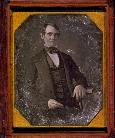 Abraham Lincoln, Three-Quarter Length Portrait, Seated, Facing Front