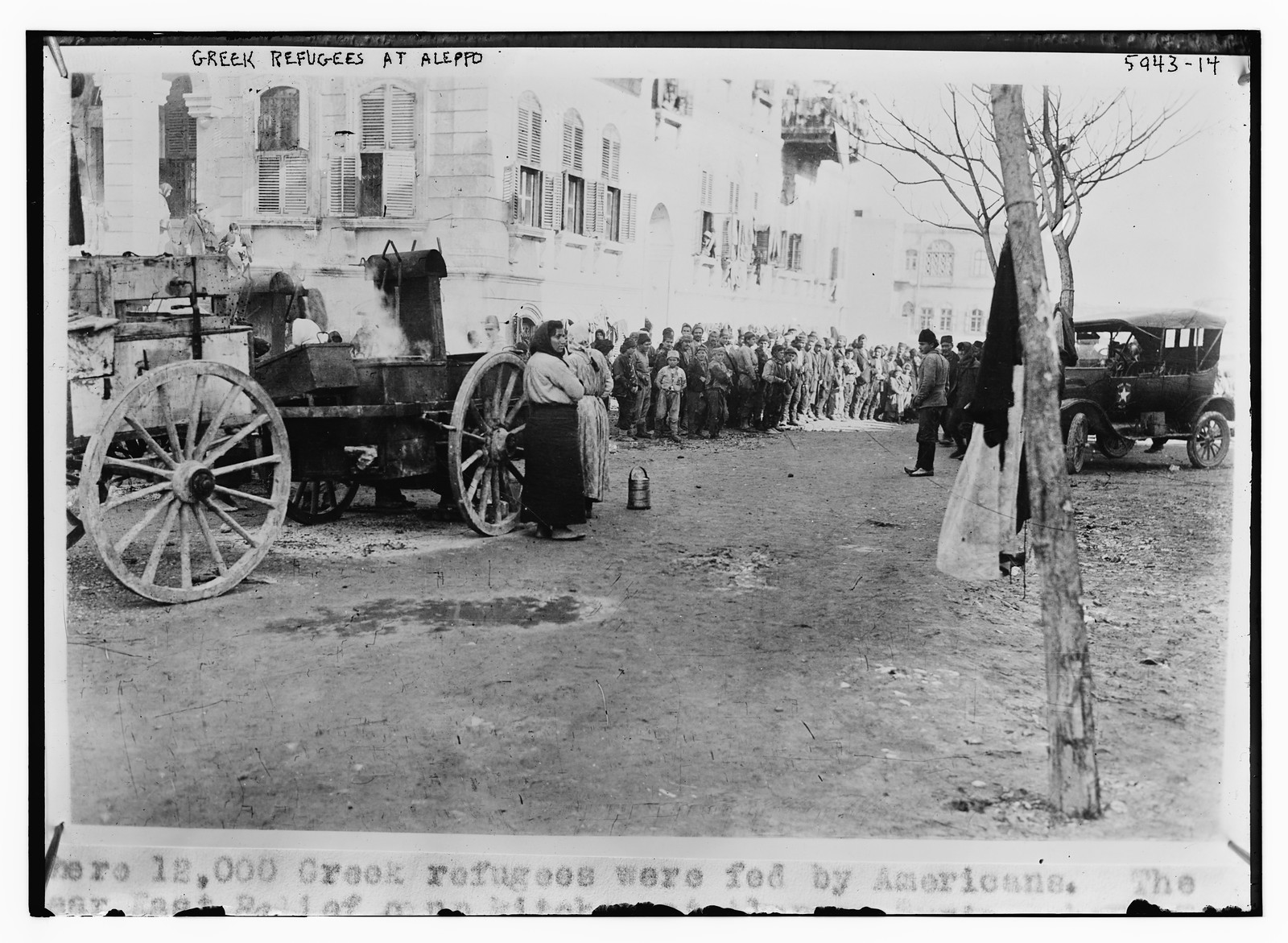 Grk. Refugees at Aleppo, n/a — historic photograph