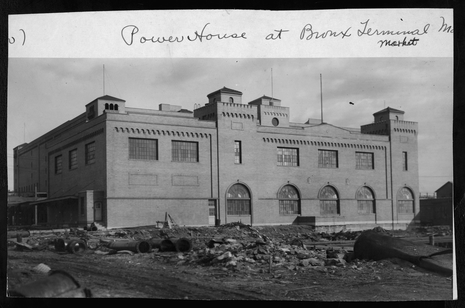 Powerhouse at Bronx Terminal Market — historic image
