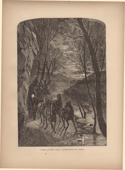 The Lovers' Leap—Approach by Night