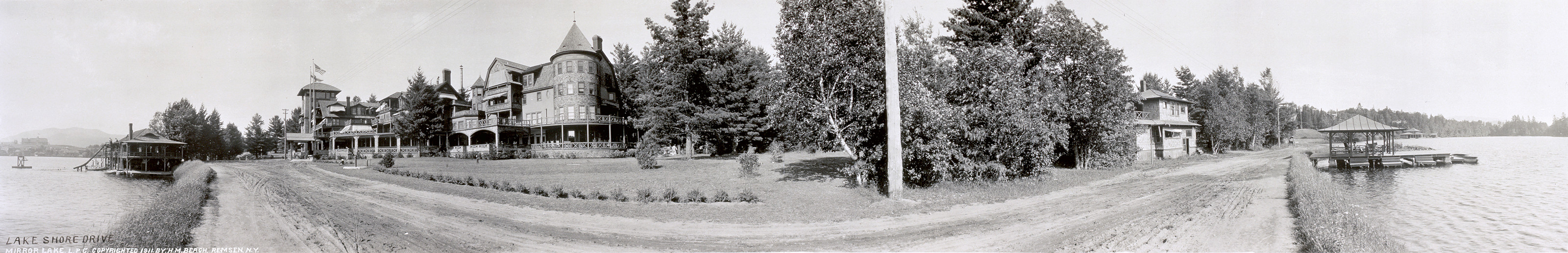 Lake Shore Drive Mirror Lake, New York, 1911, 1911 — historic image