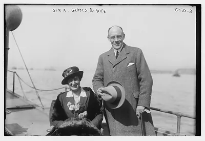 Sir A. Geddes & wife