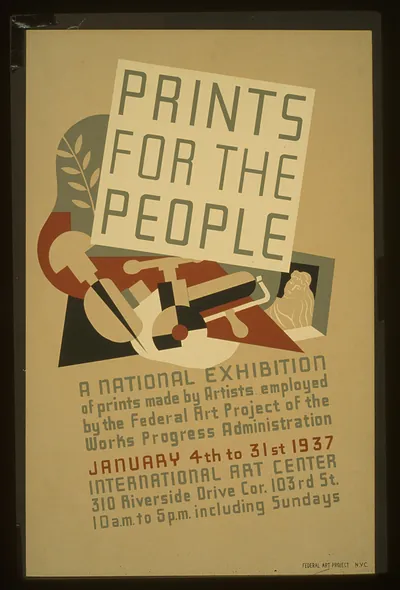 Prints for the people A national exhibition of prints made by artists employed by the