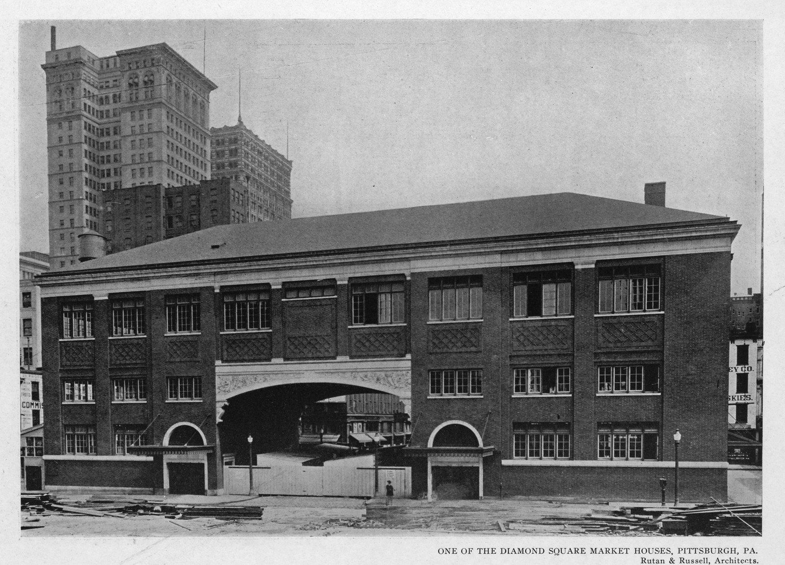 One of the Diamond Square Market Houses, Pittsburgh, PA. — historic image